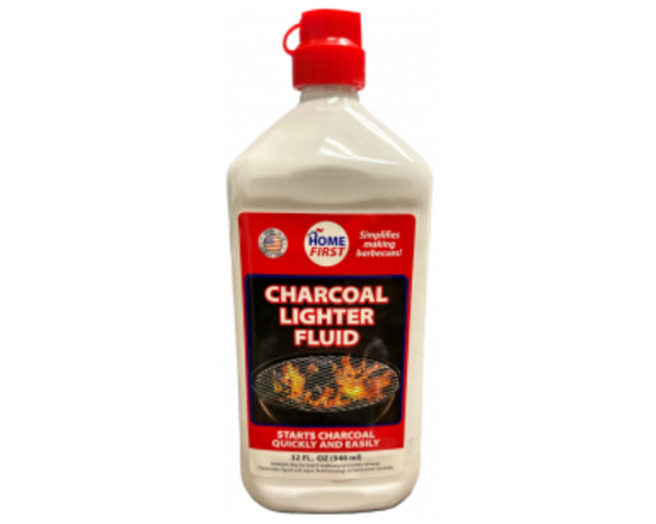 Home First 946ml charcoal lighter fluid for easy BBQ and grilling
