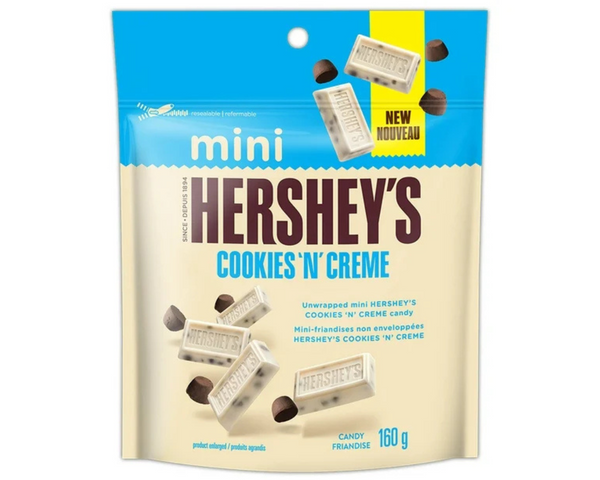 Hershey's 160g Cookies ‘N’ Creme Mini chocolate candy
