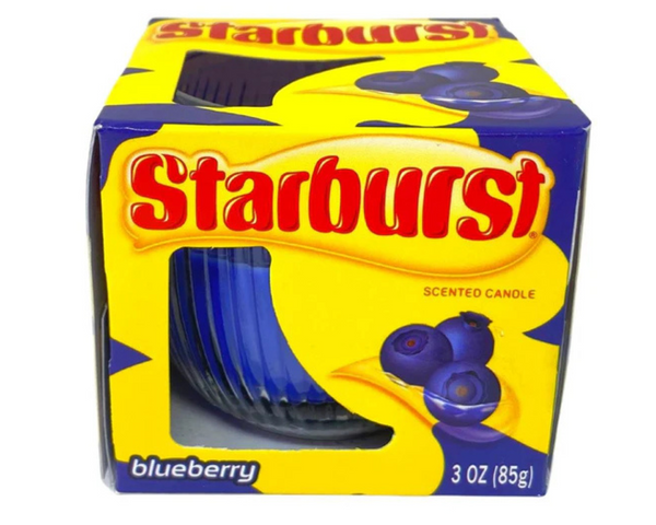 Starburst Blueberry Candle 85g – sweet blueberry scented candle for home Canada