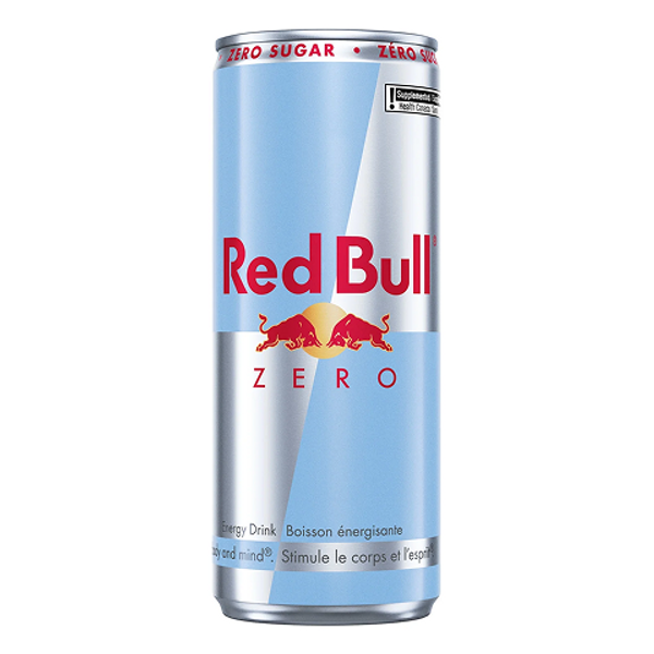 Red Bull Zero 250ml – sugar-free energy drink for a boost of energy and focus
