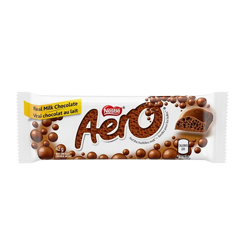 Nestle Aero 42g Chocolate Bar - Light & Bubbly Snack from Ace Convenience Windsor Canada