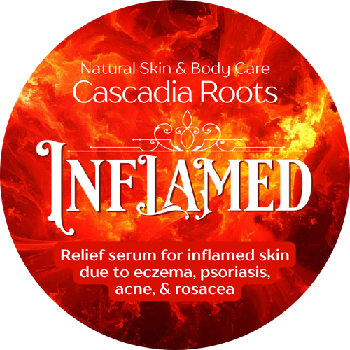 Inflamed soothing skin serum by Cascadia Roots