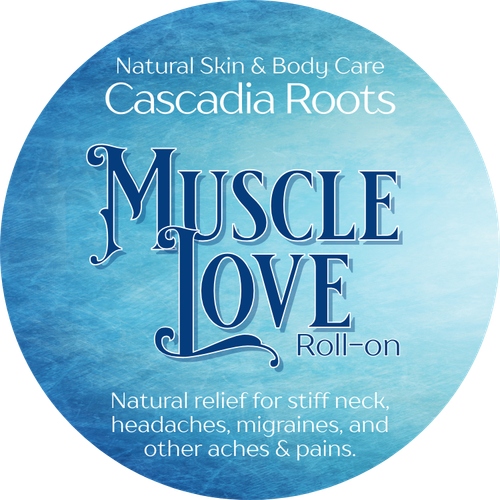 Muscle Love botanical roll-on by Cascadia Roots