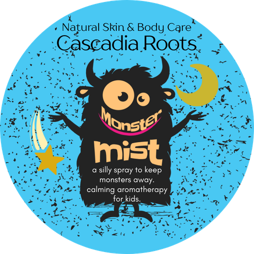 Monster Mist aromatic room and linen spray bottle