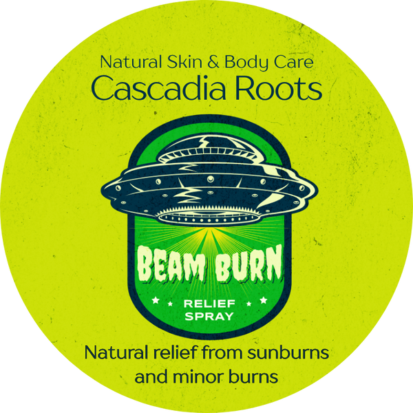 Beam Burn is an organic after-sun spray with aloe, witch hazel, and lavender that cools, hydrates, and comforts sun-exposed skin with a refreshing mist.