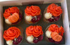 Halloween Cupcakes and Flowers 