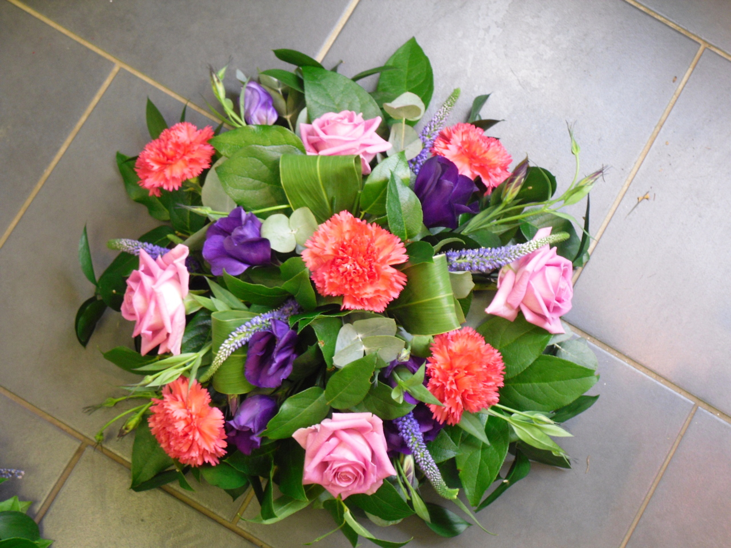Vibrant Posy Bowl Contemporary Flowers