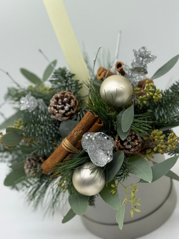 Mini Festive Candle hatbox