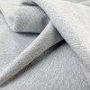 Maike Premium French Terry, Heathered Light Grey