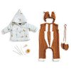 Anorak Jacket & Knitted Bodysuit and Hat: Paper Sewing Pattern from Katia