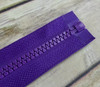 75 cm Separable Zipper: Purple