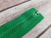 45 cm Separable Zipper: Green