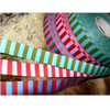 Stripes: Farbenmix reversible ribbon, blue and red