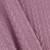 Cable Knit: Heathered Mullberry