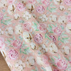 Roses & Cotton, Heathered Salmon:  Jersey Knit, Stenzo