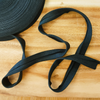 Cotton Knit Bias Binding:  Black