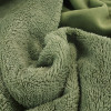 Double Faced Fleece, Basil:  European Import