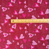 Valentine Hearts:  Jersey Knit, European Import