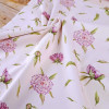 Floral, Pink:  Cotton Satin, European Import