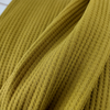 REMNANT:  Waffle Cotton Knit, Golden Brown: European Import  (138 cm)