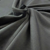 REMNANT:  Velvet Knit, Black:  European Import  (120 cm)
