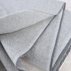 Recycled Cotton & Polyester Canvas, Steel Grey:  European Import