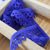 Floral Lingerie Elastic: Royal Blue