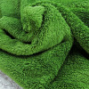 Double Faced Fleece, Basil:  European Import