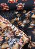 Leopard Spot Bows:  French Terry, European Import