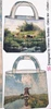 Pastoral Scene: Reversible Tote Bag Panel, Stenzo  (approximately 125 cm)