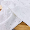 Lucia, White:  Embroidered Voile, European Import