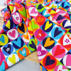 Bright Hearts:  Jersey Knit, European Import