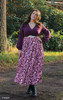 Damask, Bordeaux: Woven Viscose, European Import