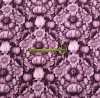 Damask, Bordeaux: Woven Viscose, European Import
