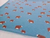 Brown Bears, Heathered Blue: Jersey Knit, European Import