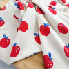 Red Apple: Natural  Organic Jersey Knit, European Import