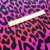Gradient Animal Spots, Pink :  French Terry, European Import