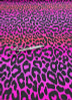 Gradient Animal Spots, Pink :  French Terry, European Import