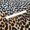 Gradient Animal Spots, Brown :  French Terry, European Import