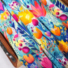 Island Flowers:  Viscose Knit, European Import
