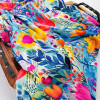 Island Flowers:  Viscose Knit, European Import