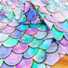 Mermaid Scales: Jersey Knit, European Import