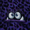 Monsta, Blue: Panel French Terry, European Import  (approximately 85 cm)