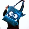 Monsta Bag, Teal: Velvet Panel, European Import  (approximately 1 meter)
