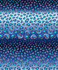 REMNANT:  Tumbling Hearts, Blue:  Brushed French Terry, European Import  (65 cm)