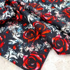 REMNANT: Gothic Rose:  French Terry, European Import (76 cm)