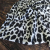 Wild Spots, Grey & Black:  Cotton Jacquard Knit, European Import