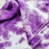 Tie Dye, Violet, Linen & Viscose Woven Blend: European Import