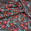 Winter Floral: Cotton/Modal Jersey Knit, European Import