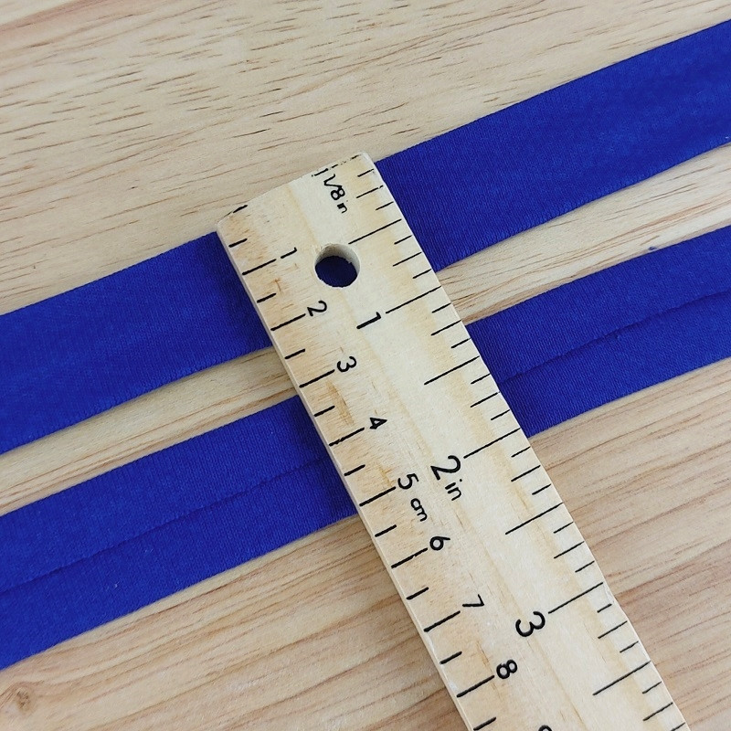 Beautiful Cotton Knit Bias Binding: Royal Blue at a great price of $1